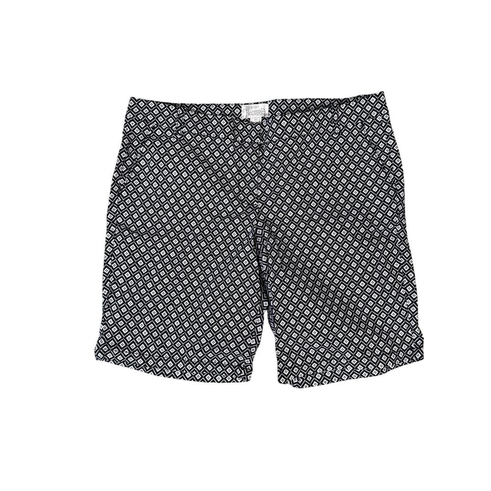 J Crew Bermuda Patterned 10" City Shorts US Womens 12